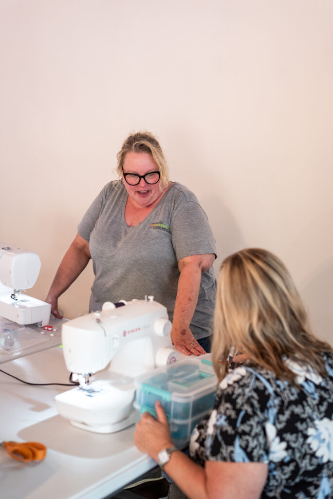 Have a sewing machine but no clue how to use it? Tracy at the UT Extension office can help!